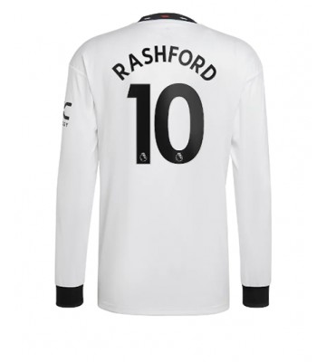 Manchester United Marcus Rashford #10 Bortatröja 2022-23 Långa ärmar